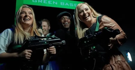 laser tag group activity